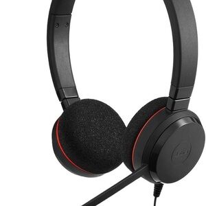 Jabra Evolve 20 Stereo UC Wired Headset, USB Connection - Black